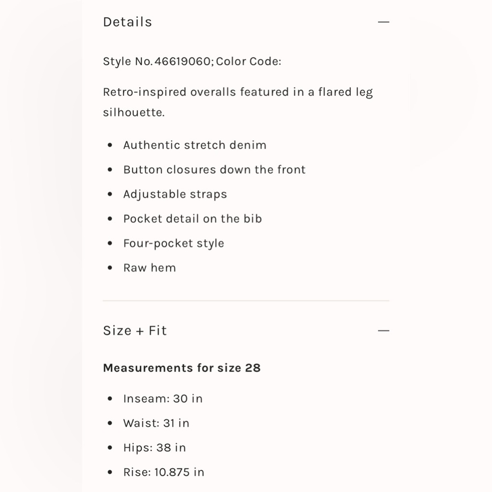 FREE PEOPLE Alvin Flared Overall Y2K Retro Raw Hem Denim Blue Size 28 - Picture 13 of 15